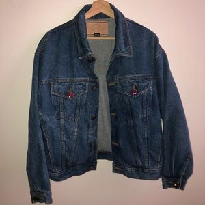 Vintage Denim Jean Jacket with gemstones